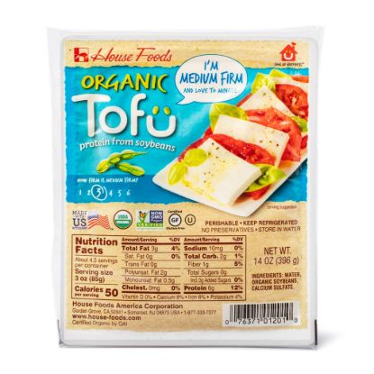 House Organic Tofu Medium Firm 396 g
