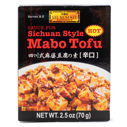 Lee Kum Kee Szechuan Style Mabo Tofu Sauce, Hot Flavor 2.5 oz