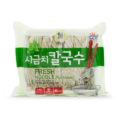 Sajo Fresh Noodles, Spinach 1000 g