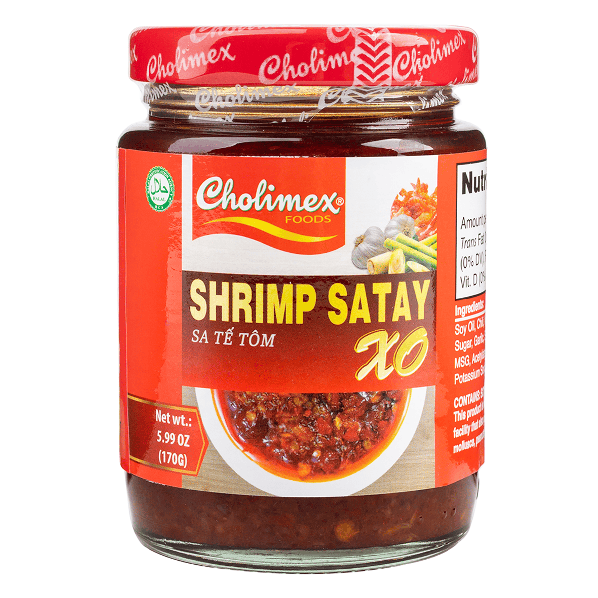 Cholimex Shrimp Satay Sauce 5.99 oz