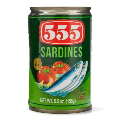 555 Sardines in Tomato Sauce 5.5 oz