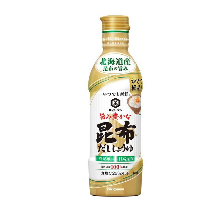 Kikkoman Foods  Delicious Kelp Soy Sauce 450 ml
