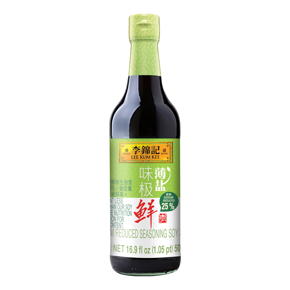 Lee Kum Kee Sodium Reduced Seasoning Soy Sauce 16.9 g