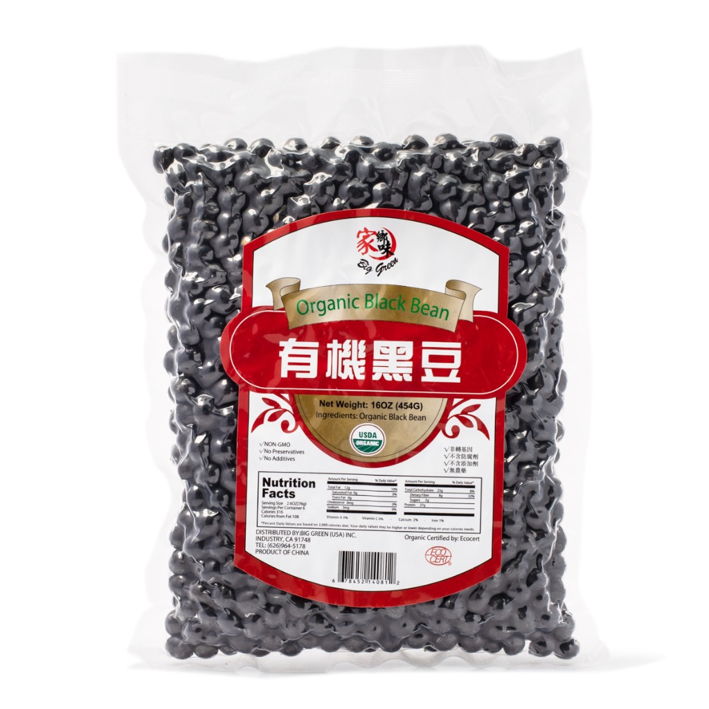 Big Green Organic Black Beans 16 oz