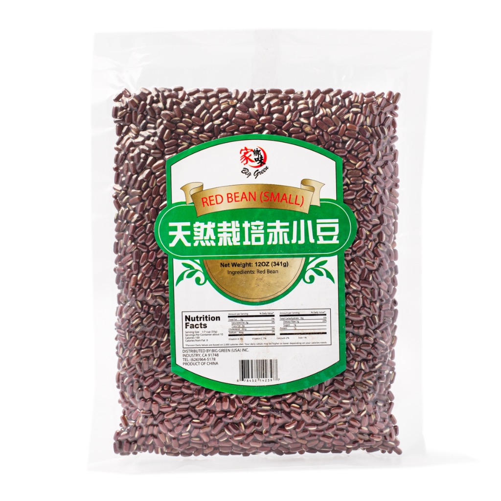 Big Green Small Red Beans 12 oz
