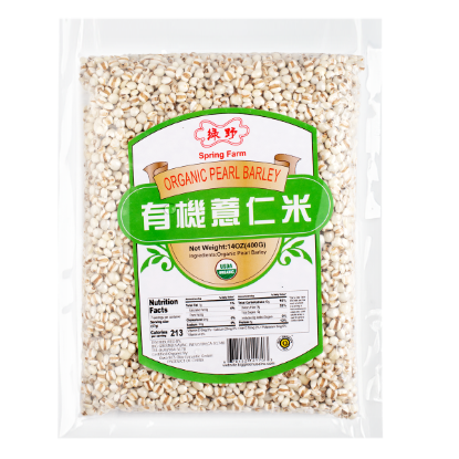 Big Green Spring Farm Organic Pearl Barley 14 oz