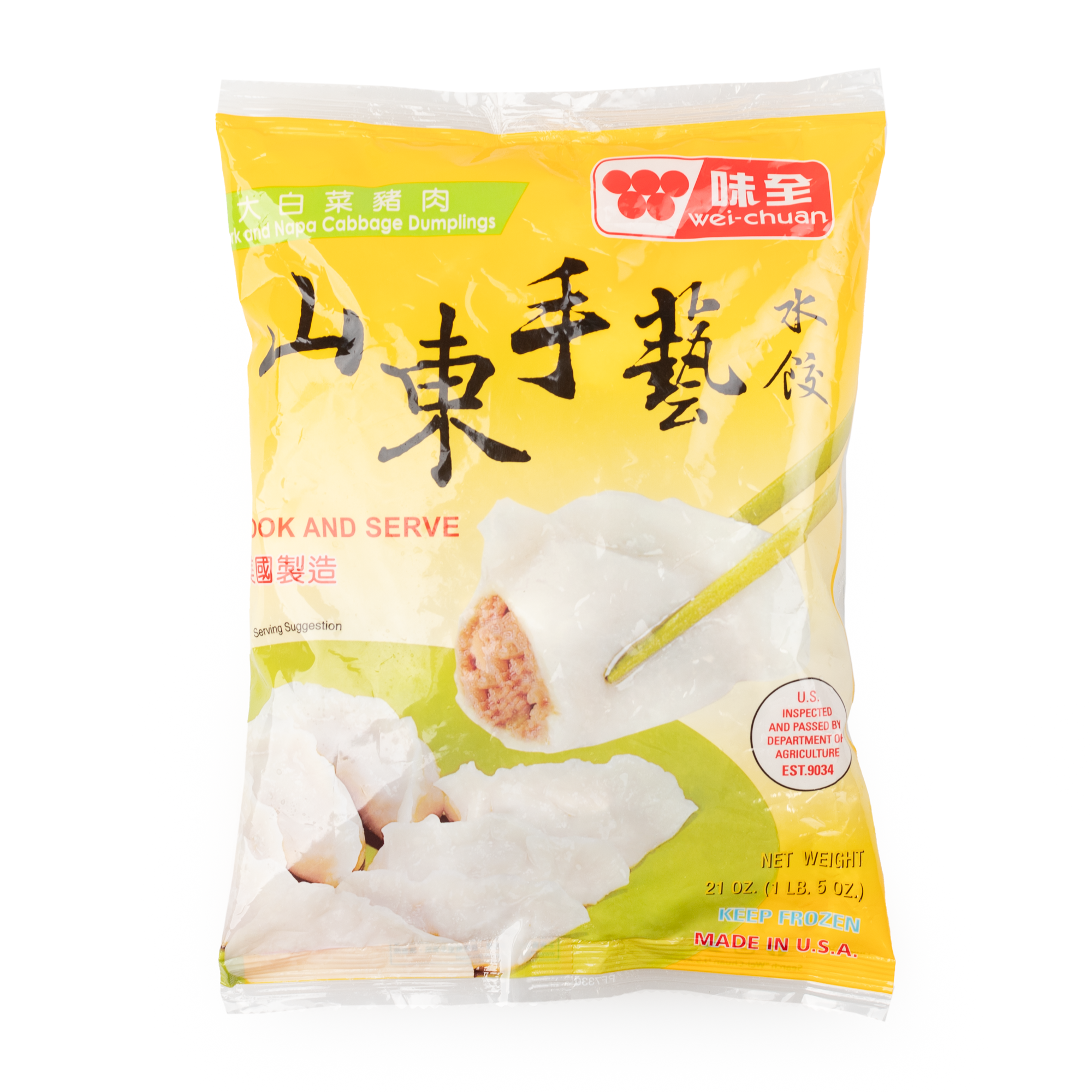 Wei-Chuan Pork with Napa Cabbage Dumpling Frozen 21 oz