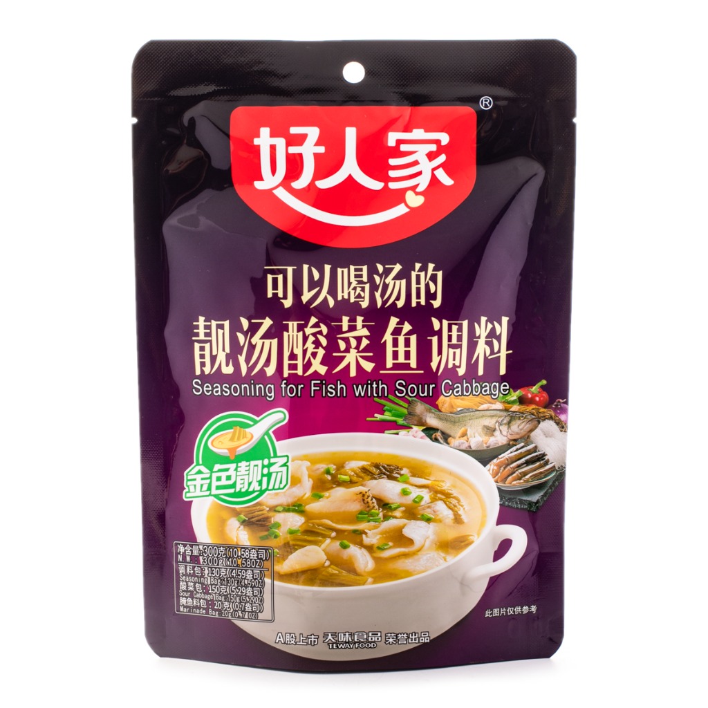 HaoRenJia Seasoning for Fish with Sour Cabbage 300 g