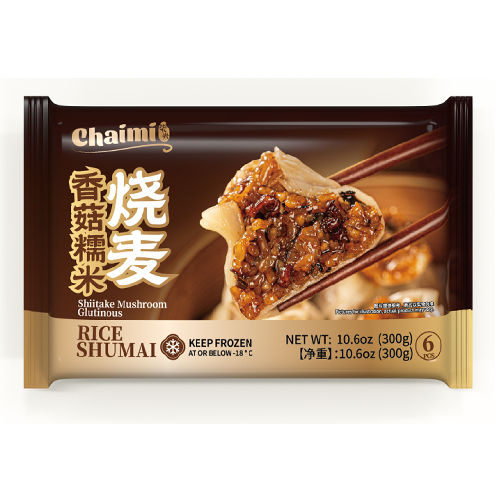 Chaimi Shiitake Mushroom Glutinous Rice Shumai 6 pieces/pack 300 g