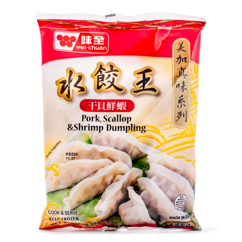 Wei-Chuan Pork, Scallop, and Shrimp Dumpling, Frozen 595 g
