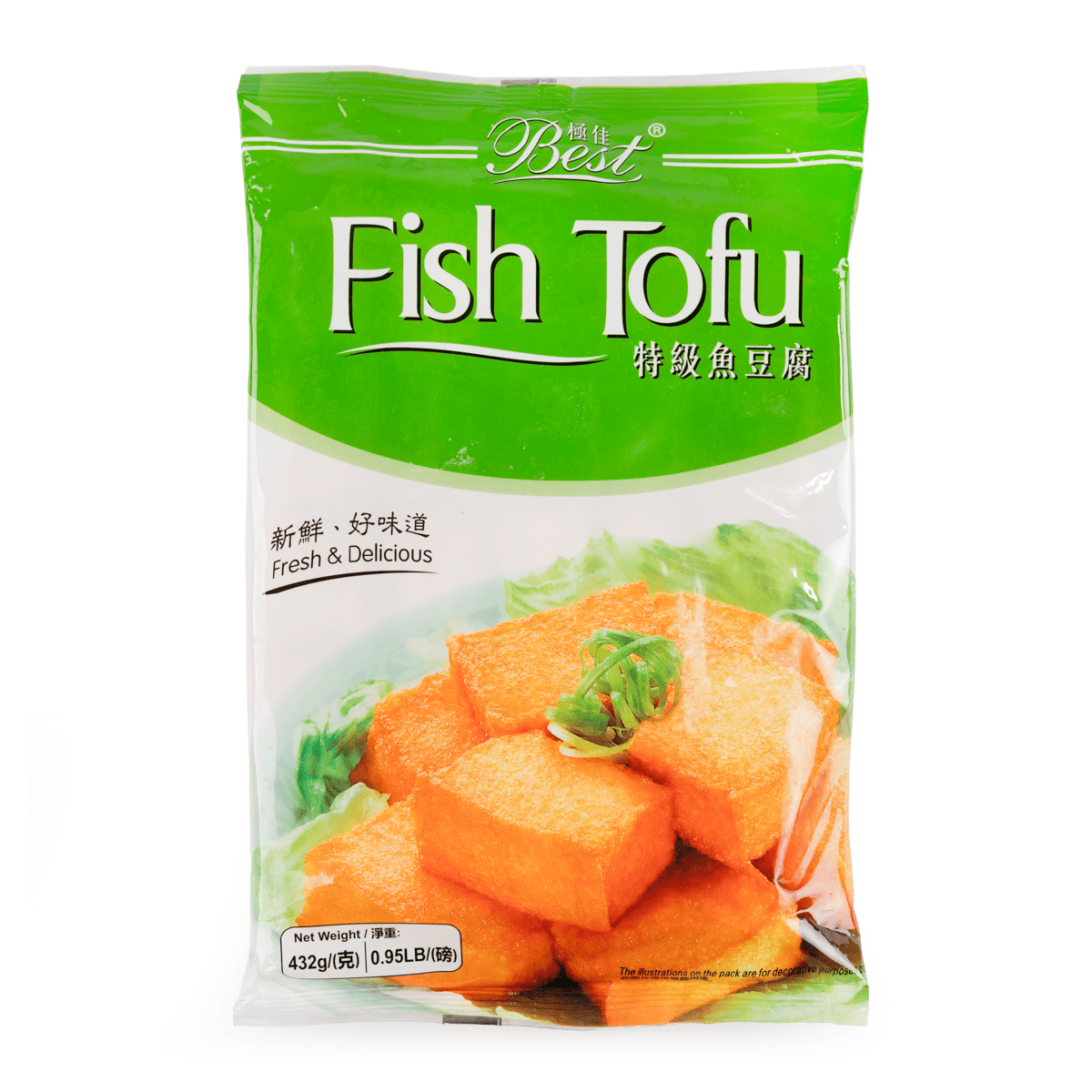 Best Premium Fish Tofu, Frozen 0.95 lb