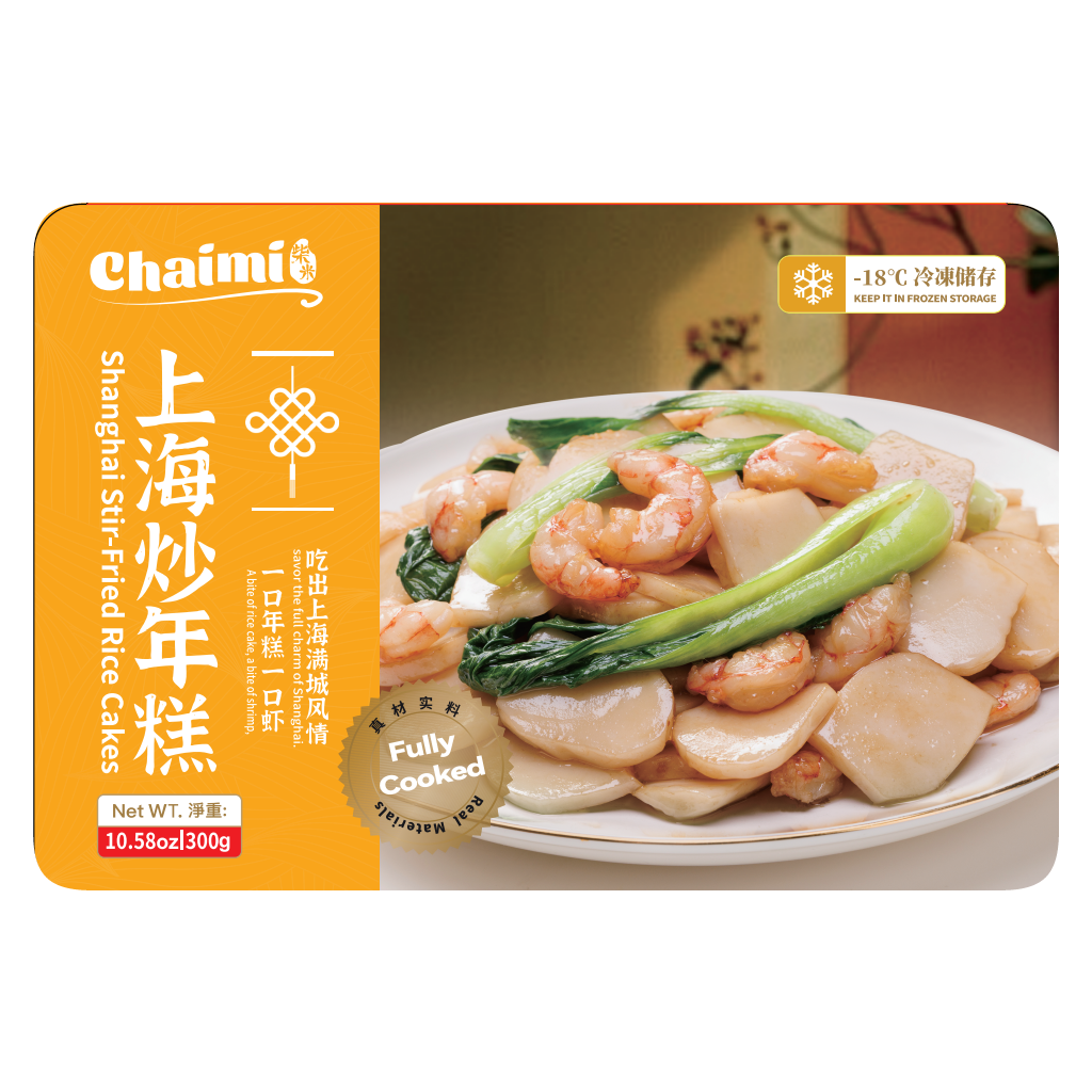 Chaimi Shanghai Stir-Fried Rice Cakes with Shrimp 300 g