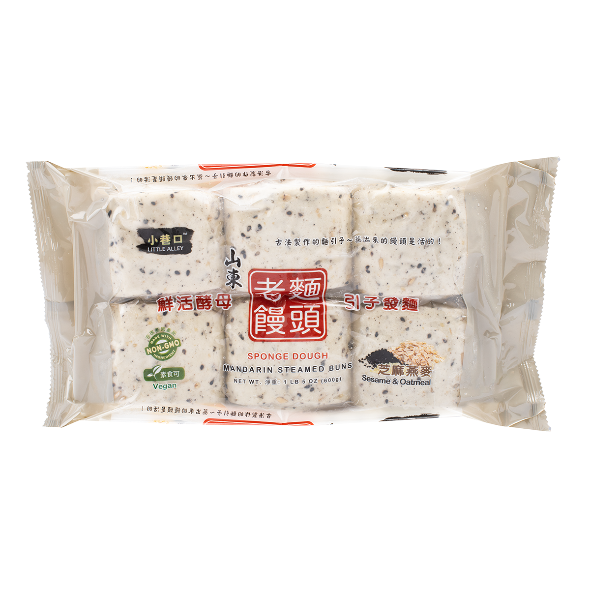 Little Alley Sesame and Oatmeal Bun Frozen 600 g