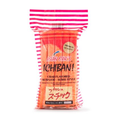 Asian Star's Ichiban Alaskan King Crab Flavored Seafood Sushi Style 500 g