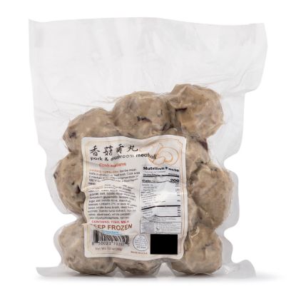 Hugo Foods Taiwan Style Pork and Mushroom Meatball Frozen 12 oz