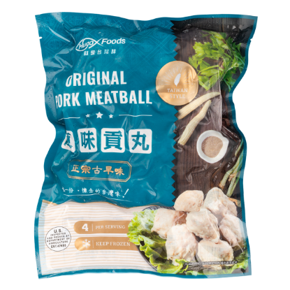 Hugo Foods Pork Meatballs Frozen 1 lb