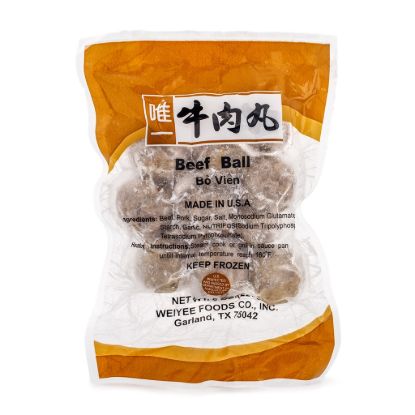 Weiyee Meat Balls, Frozen 8 oz