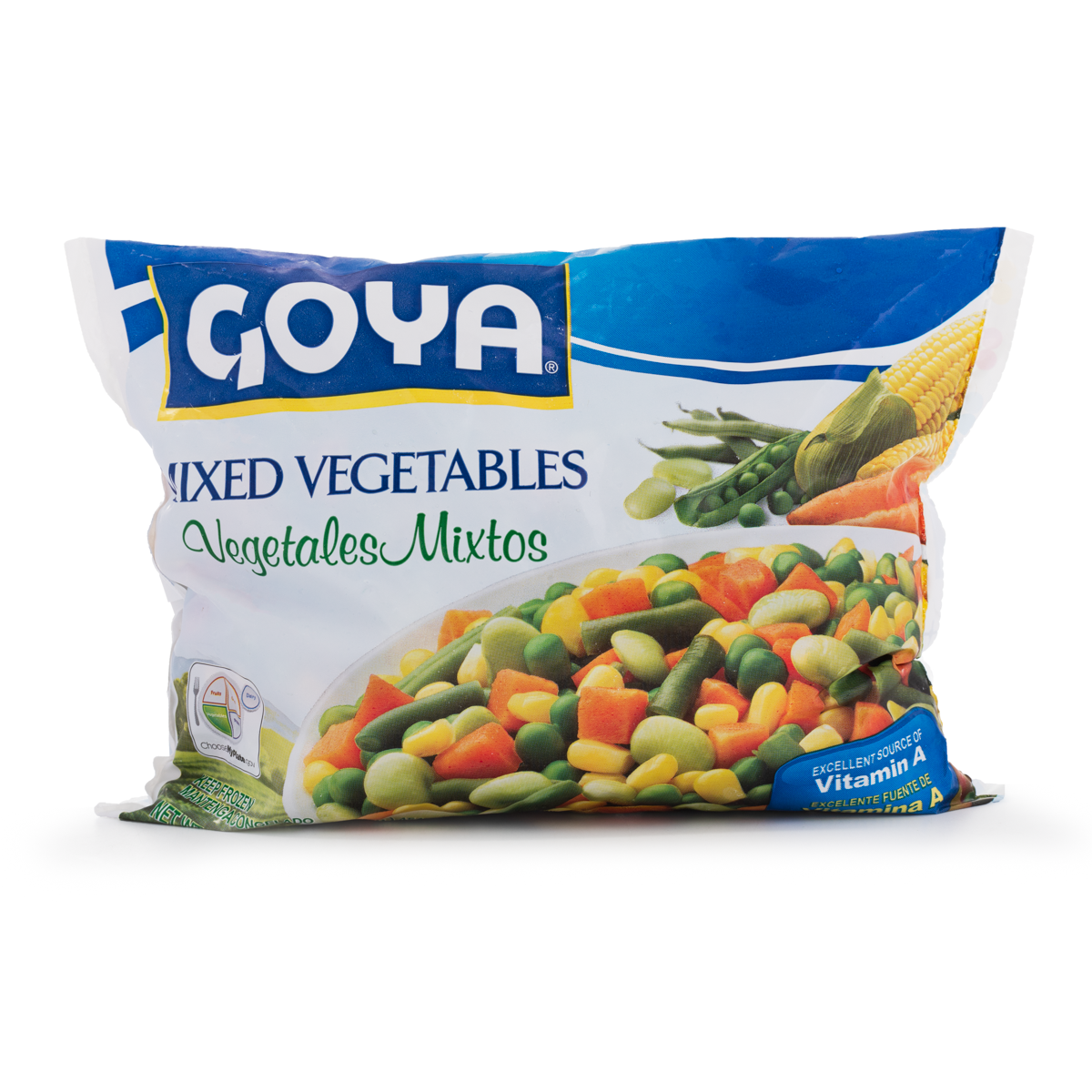 Goya 100% Natural Mixed Vegetables, Frozen 16 oz