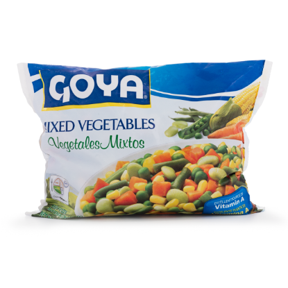 Goya 100% Natural Mixed Vegetables, Frozen 16 oz