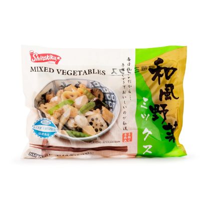 Shirakiku Mixed Vegetable Wafu Yasai, Frozen 1 lb