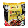 Paldo Jjajangmen Instant Noodle with Black Bean Sauce Family Pack 7.05 oz*4 pack