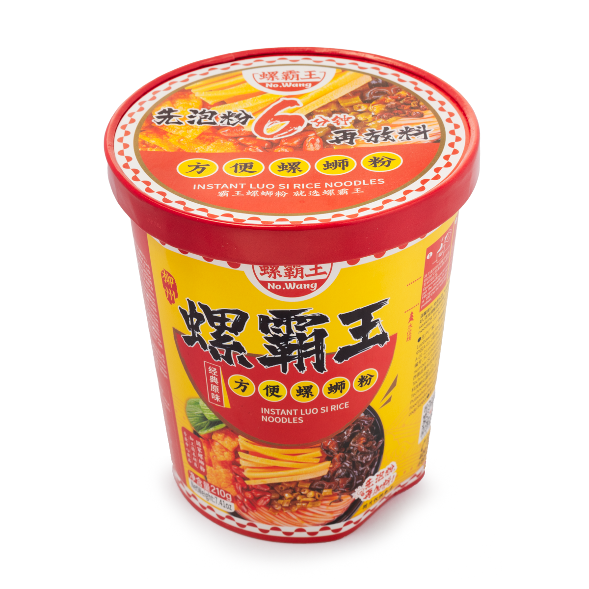 Luo Ba Wang Classic Flavored Luo Si Instant Noodles 210 g