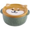 Cartoon Ceramic Instant Noodle Bowl With Lid 850ml 1 count