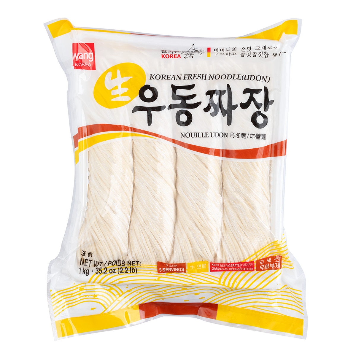 Wang Korean Fresh Udon Noodle 2.2 lb