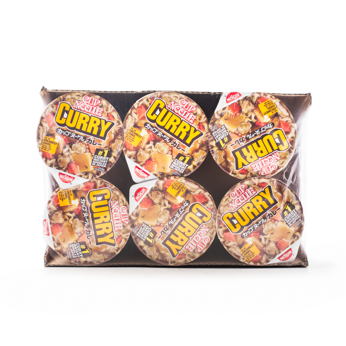 Nissin Cup Noodle Curry Flavor 6pks 2.82 oz