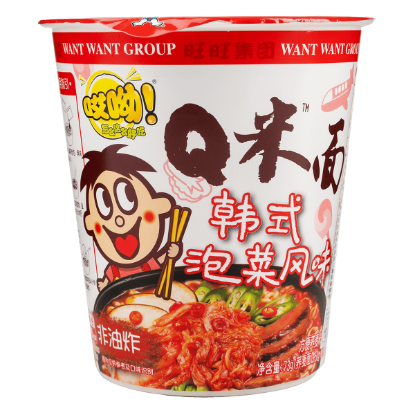 Want Want: Buckwheat Noodles- Kimchi Flavor 73 g