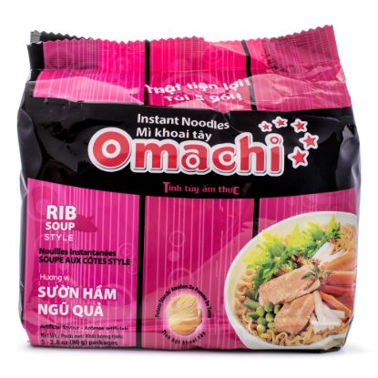 Omachi Instant Noodles Pork Rib Flavor 2.8 oz*5 pack