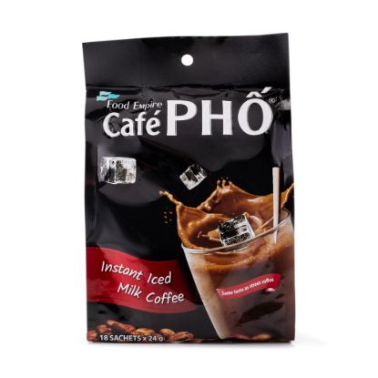 Cafe Pho Brand Instant Iced Milk Coffee 0.84 oz*18 pack
