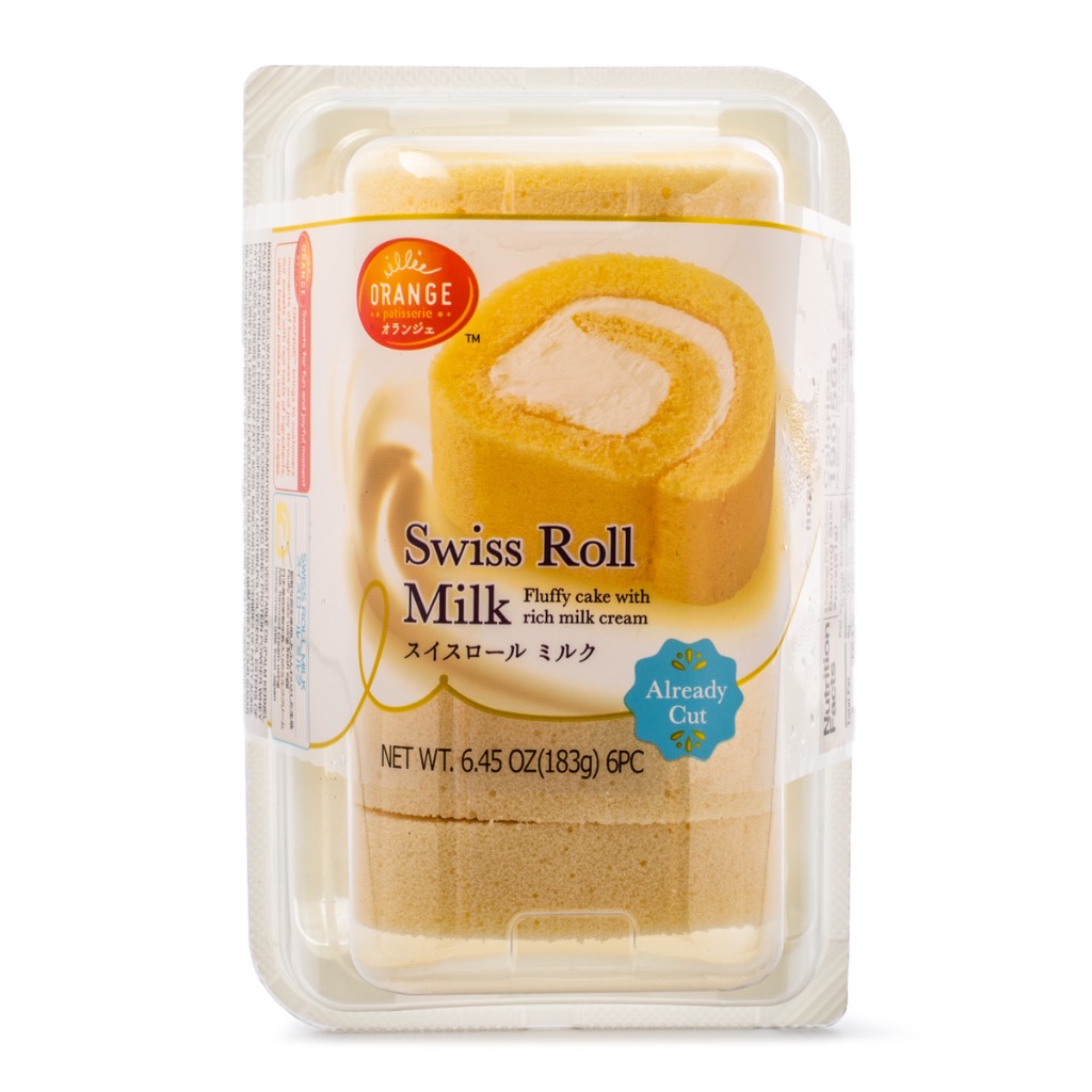Orange Swiss Roll Milk 6.45 oz