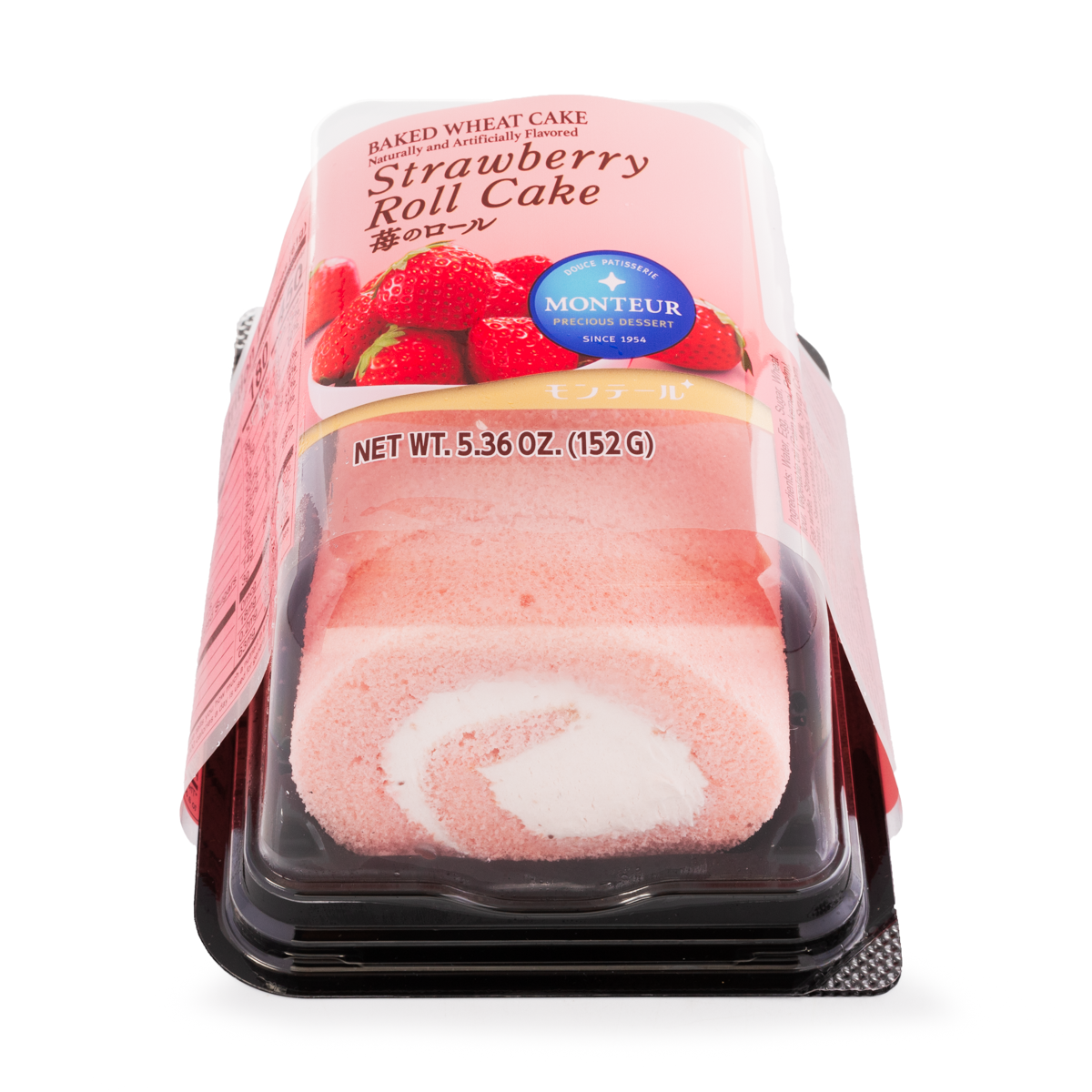 Monteur Strawberry Roll Cake 5pcs 5.04 oz