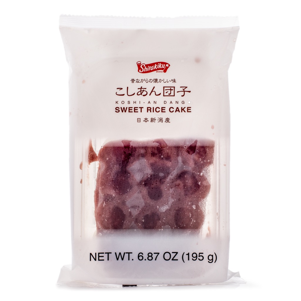 Shirakiku Dango Sweet Rice Cake, Red Bean Koshi-An 6.87 oz