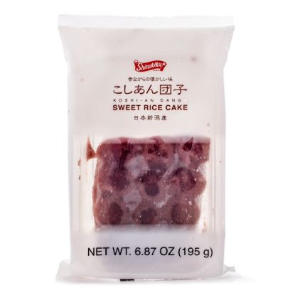 Shirakiku Dango Sweet Rice Cake, Red Bean Koshi-An 6.87 oz