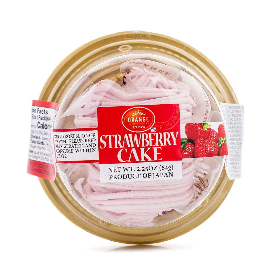 Orange Monblanc Strawberry Cake 64 g