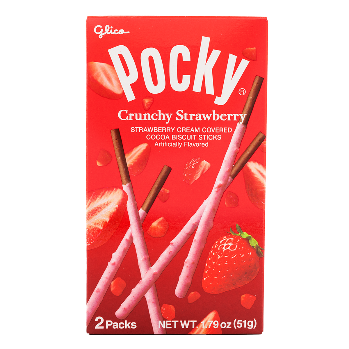 Glico Pocky Crunchy Strawberry 1.94 oz