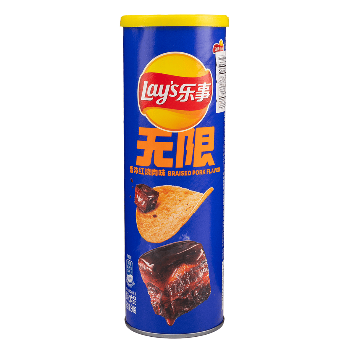 Lay's Stax Potato Chips, Finger Licking Braised Pork Flavor 90 g