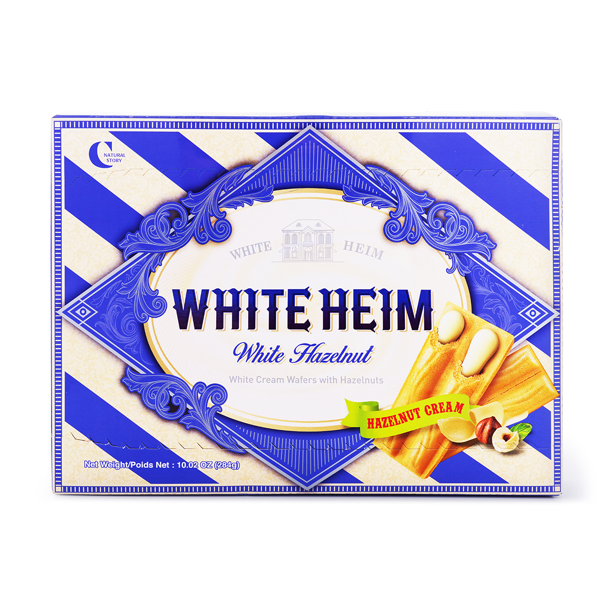 Crown White Heim White Cream Wafers with Hazelnuts 284 g