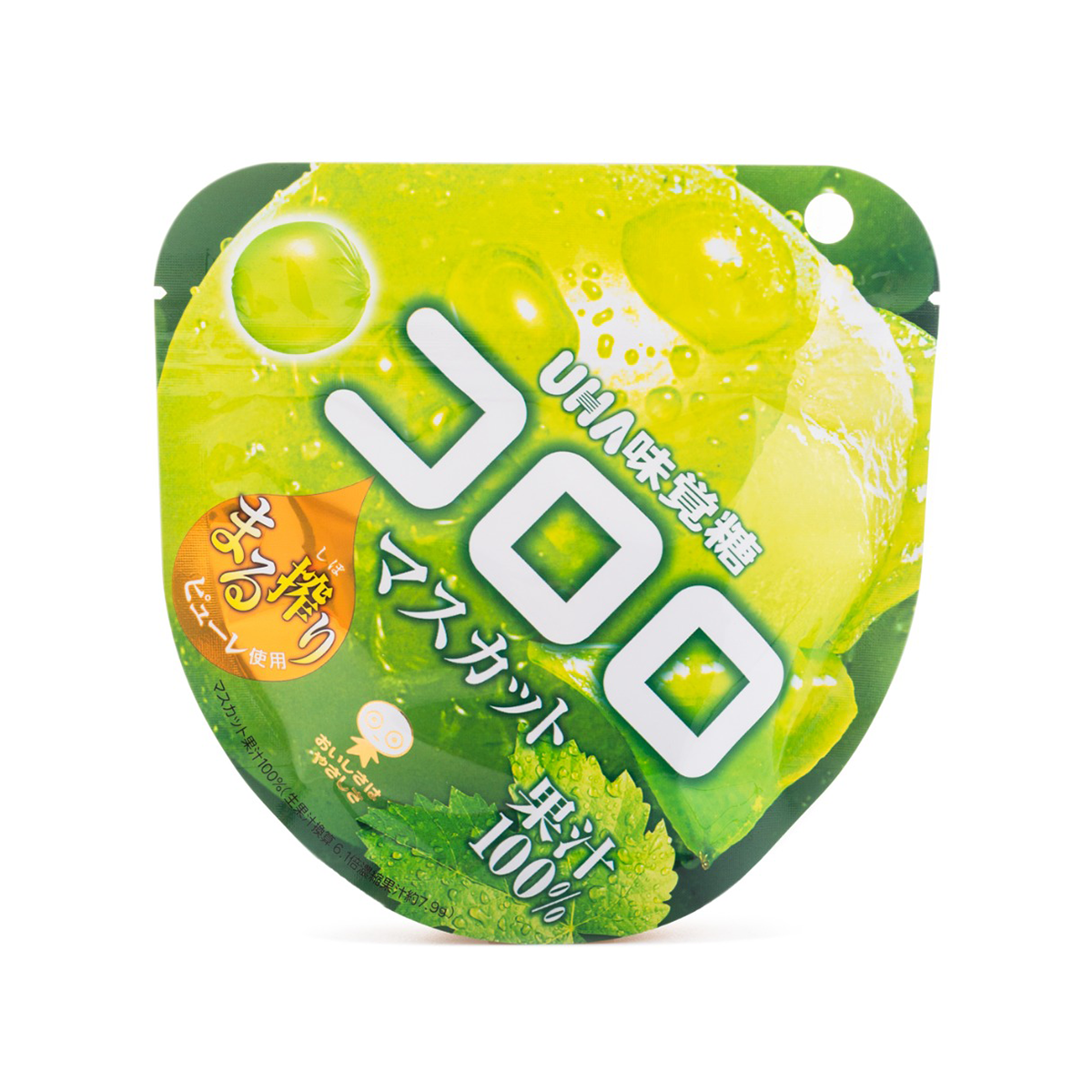 UHA Kororo Gummy Candy, Muscat 48 g