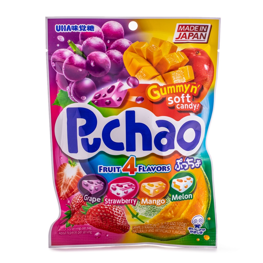 UHA Puchao Soft Candy Mix Fruits Flavor 100 g