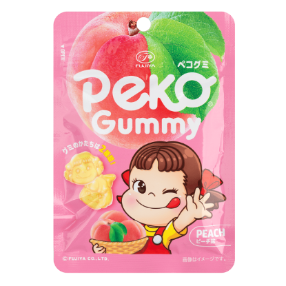 Fujiya Peko Chan Peach Gummy 50 g
