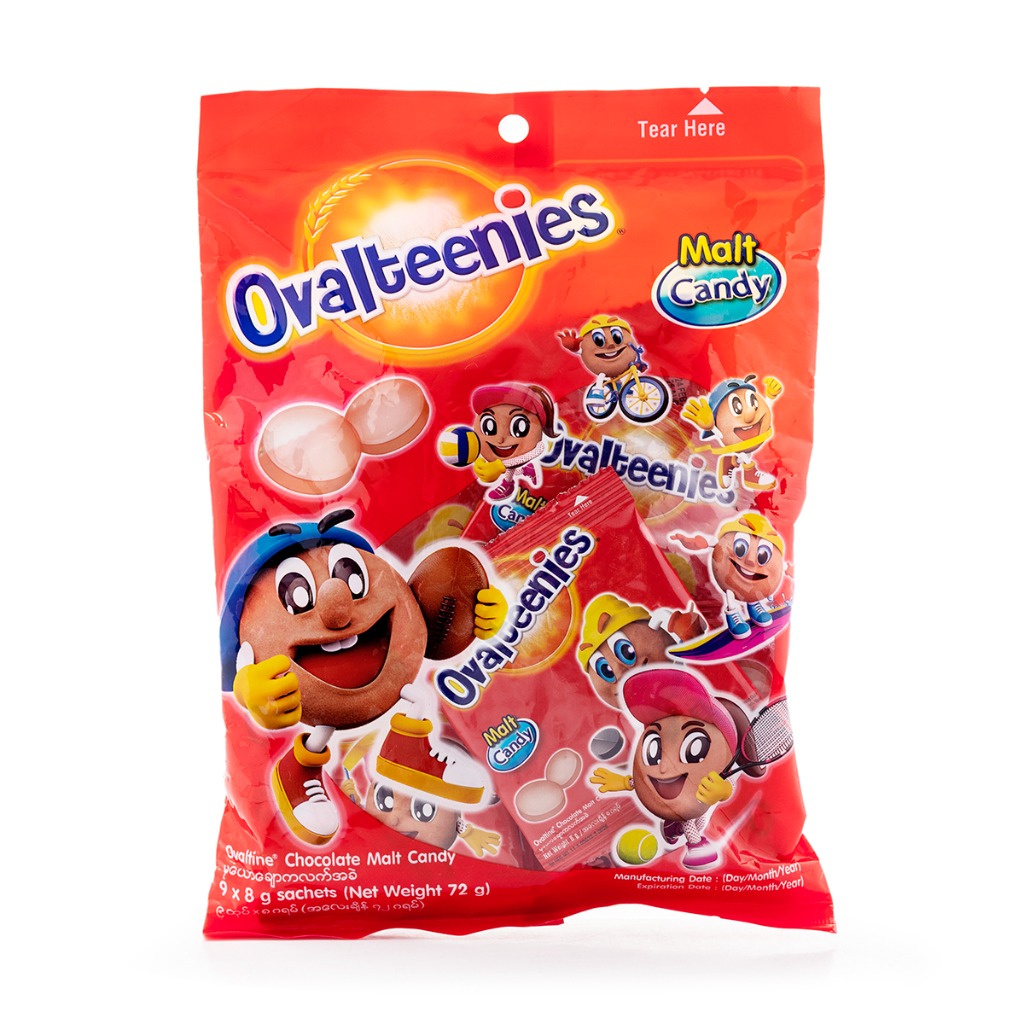 Ovalteenies Chocolate Malt Candy 72 g