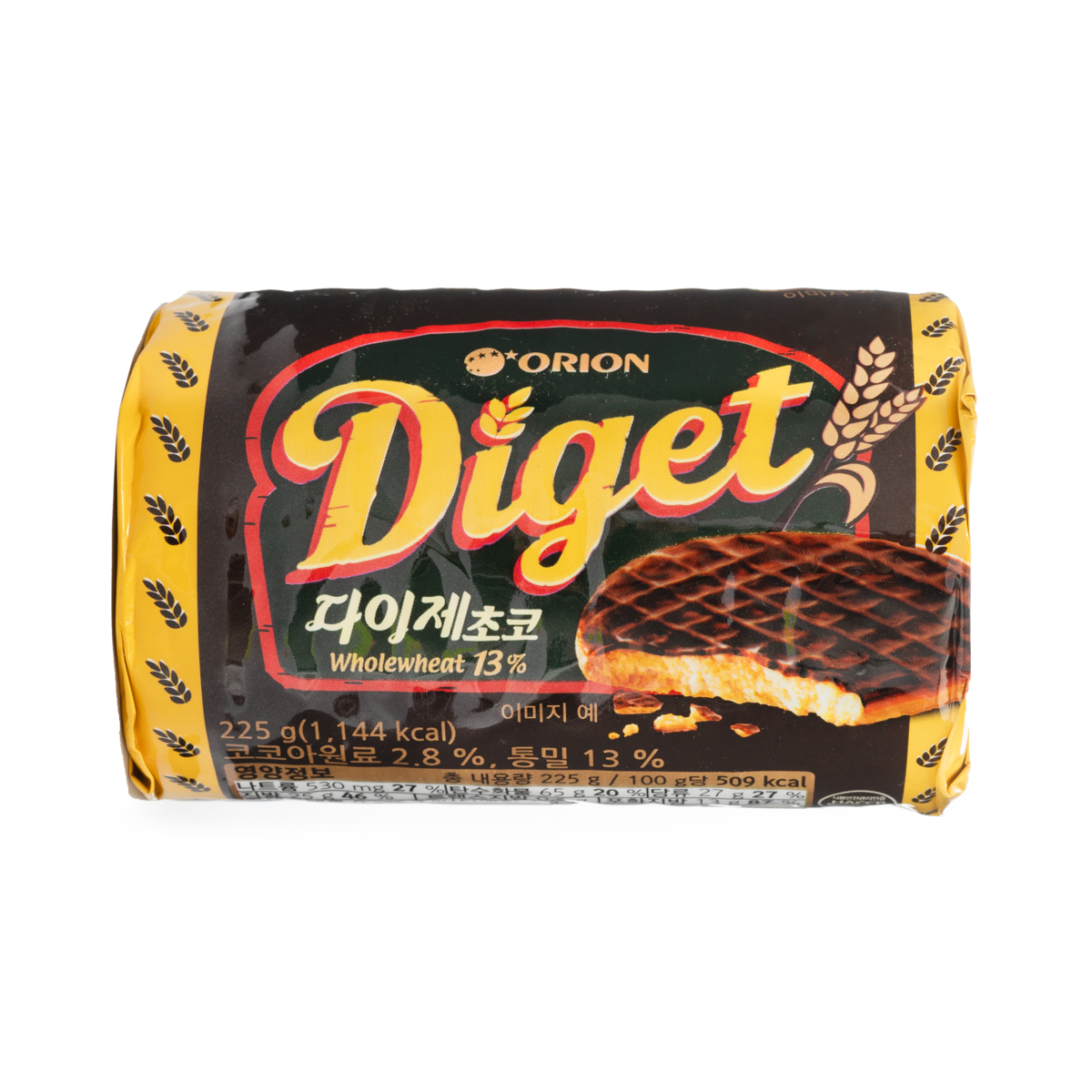 Orion Diget Wholewheat Chocolate 225 g