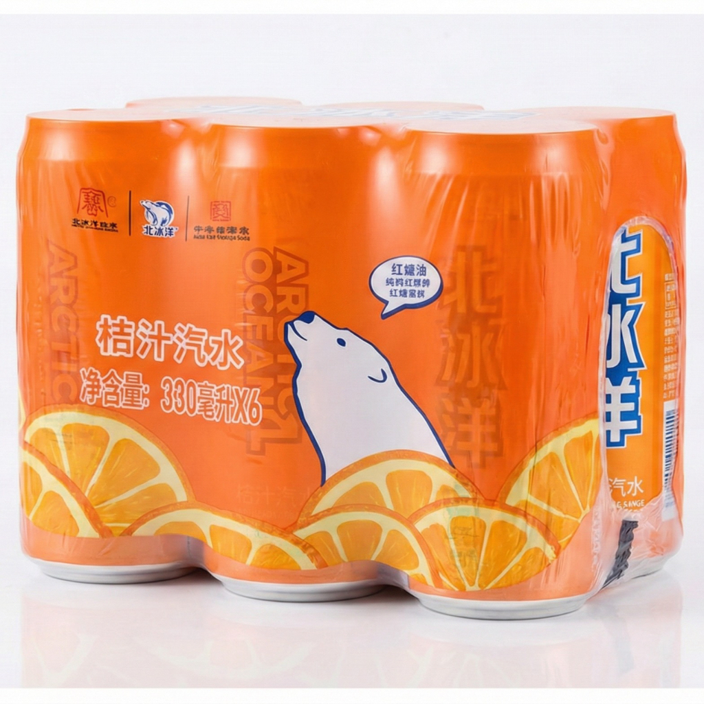 Arctic Ocean Mandarin Flavored Soda 330 ml*6 cans