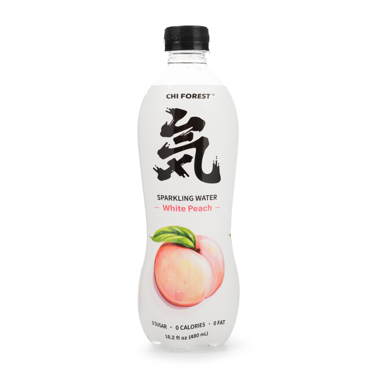 Genki Forest Sugar-Free Sparkling Water, White Peach Flavor 480 ml