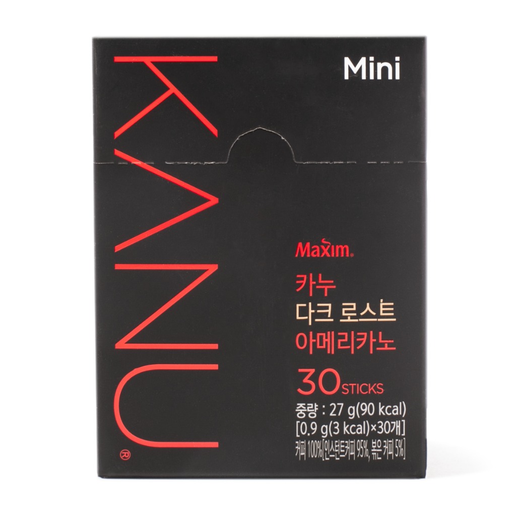 Kanu Mini Dark Roasted Instant Americano Coffee 0.03 oz*30 pack