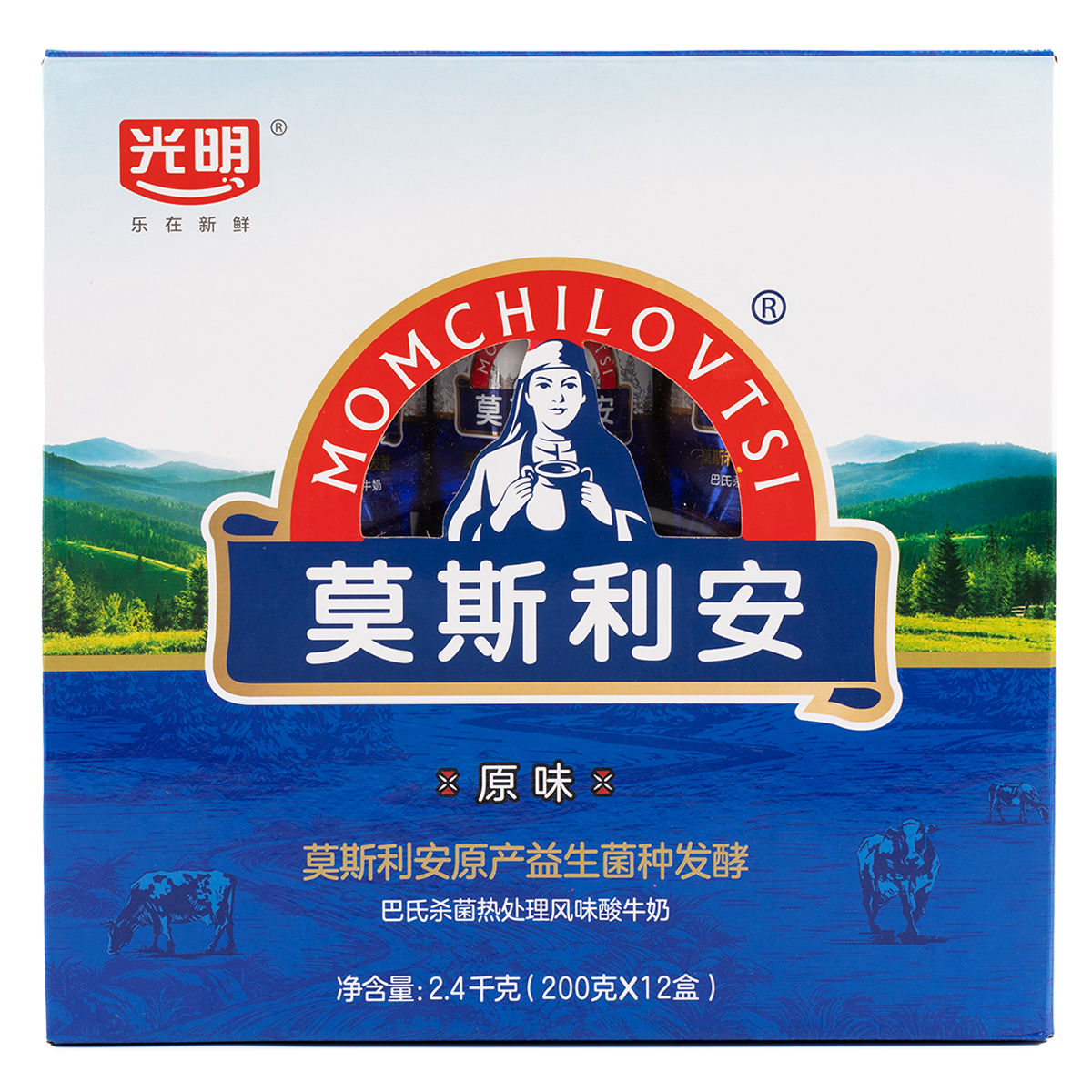 MOMCHILOVTSI Plain Yogurt 200 g*12 each