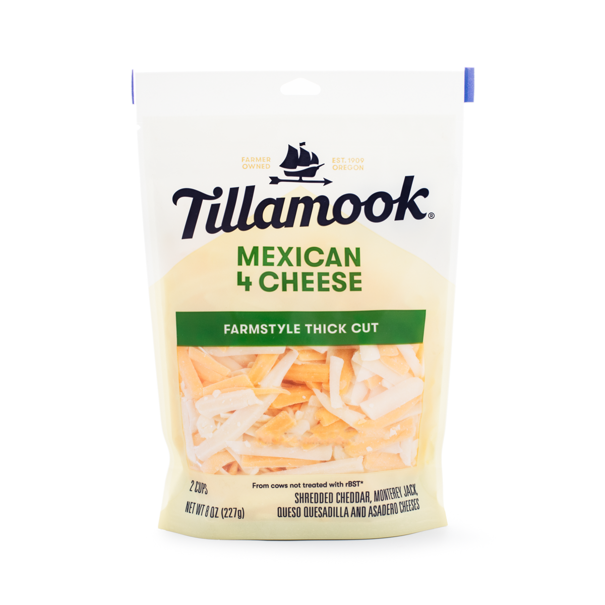 Tillamook Mexican 4 Cheese 8 oz